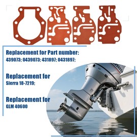Carburetor Carb Repair Kit Replacement for Johnson Evinrude 6hp 8hp 9.9hp 15hp 20hp 439073 0439073 431897 0431897