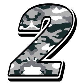 Biomar Labs® Start Number Number Car Moto Vinyl Sticker Grey Camouflage Motorcycle Motocross Motorsport Racing Number Tuning 2, N 232