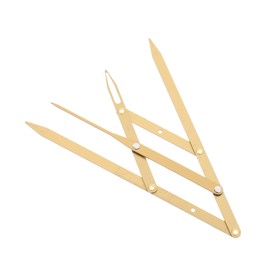 Mobestech 3pcs Stainless Steel Eyebrow Measurement Tool Golden Ratio for Precise Eyebrow Positioning Design for Makeup Artists and Beginners for Accurate Drawing