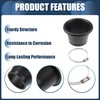 INFINAUTO Air Intake Duct Front Bumper Car Round Brake Air
