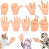 AQKILO Cat Tiny Hands Miniature Finger Puppets TikTok Cat Toys,