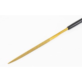 Mineshima I-200D Titanium Coated Diamond File #200 Triangle Hobby Tool