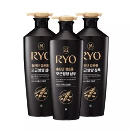 Hongjindan 려 홍진단 검은콩 두피강화 샴푸 820ml 3개 Ryeo Hongjindan Black Bean Scalp Strengthening Shampoo 820ml 3 Pieces
