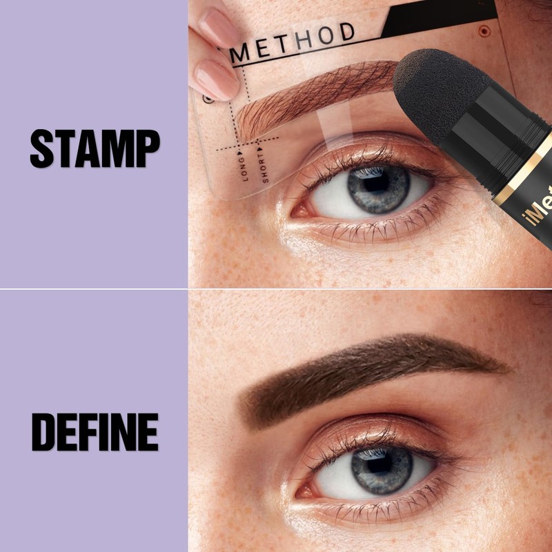 iMethod Eyebrow Stamp and Stencil Kit, Eyebrow Stamp and Shaping