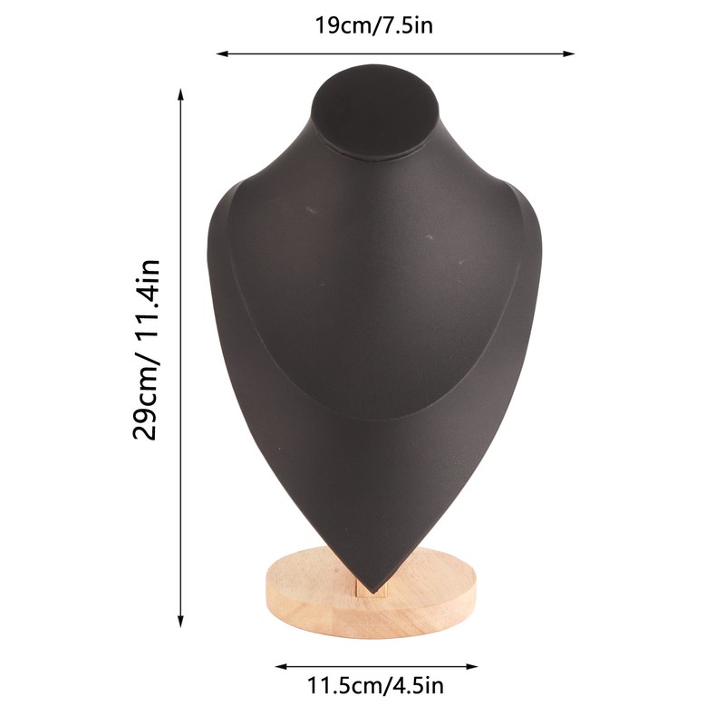 Necklace Bust Holder Scratch Proof Stable Base Chain Jewelry Display
