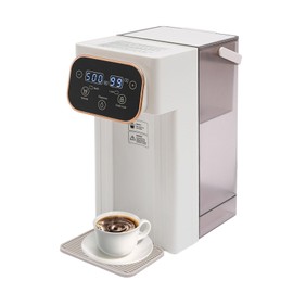 JAYGOVAN Instant Hot Water Dispenser Countertop for Rapid Heating & Dispense, Adjustable 8 TEMP & 12 Water Volume Dispense Removable 102 Ounce Capacity Water Tank with Carrying Handle