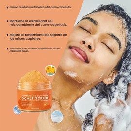 Exfoliante Capilar Equilibrante De Aceite Exfolia Las Células La Piel Alivia Cabelludo Irritado Mejora La Firmeza Los Folículos Sin Sulfatos Desintoxicación Del Cabelludo Sin
