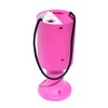 Round Handheld Plastic Charity Collection Box - Pink