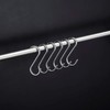 YOUNTHYE 100 Pack 2.8 inch S Hooks for Hanging Stainless