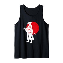 Japanese Samurai Bushido Warrior Retro Rising Sun Japan Tank Top