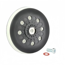 492286 D125 (5-Inch) Soft Sanding Pad 8 Holes Replacement for Festool ETSC/EC125 Sander for Jetstream Part Replace 492284, with Screw