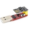Wishiot 2pcs Esp8266 Esp-01 USB Adapter Programmer + 5pcs ESP8266