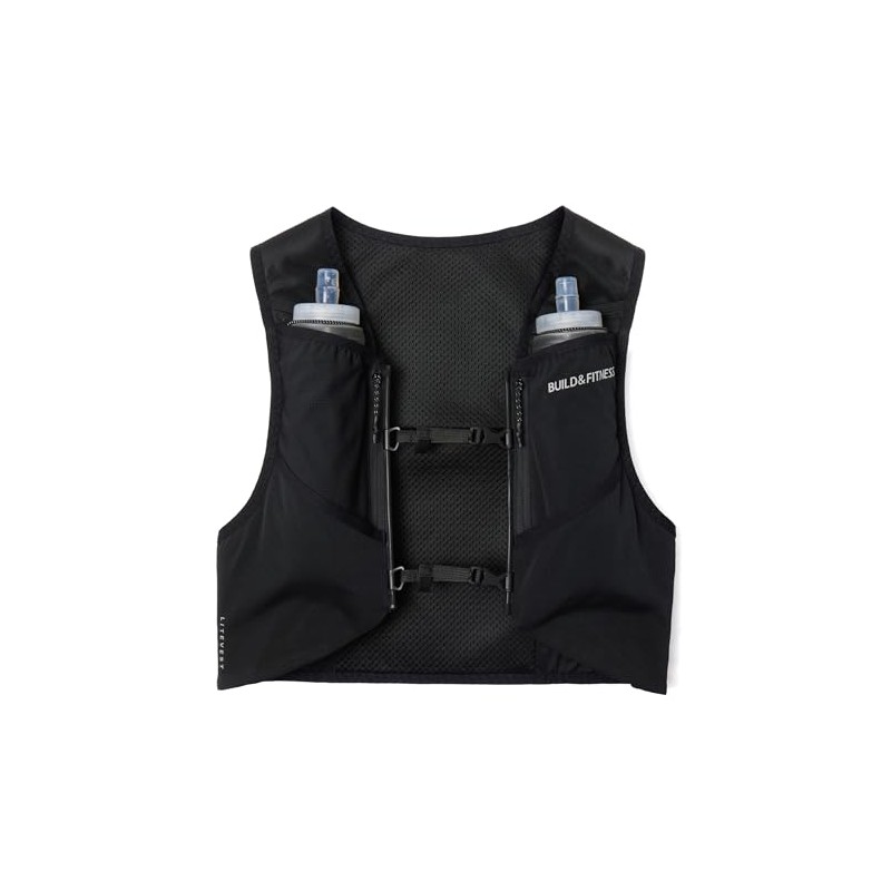 Build & Fitness LITEVEST Running Vest with 2 x 500
