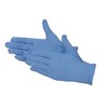Oekotex Cotton Gloves 12 Pairs Medium Weight White, blue, 3101-BL