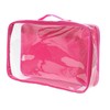 Large Clear Travel Packing Cube/See-Through PVC Organizer for Suitcase/Multipurpose Pouch