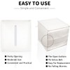 Tissue Box Cover Holder 2 Piece,Square Premium PU Leather Decorative