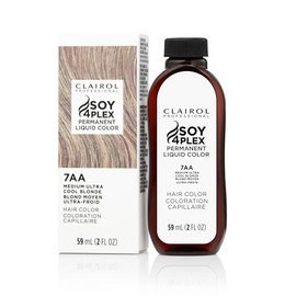 Clairol Professional Permanent Liquicolor for Blonde Hair Color, 7aa Med Ultra Cool Blonde, 2 oz