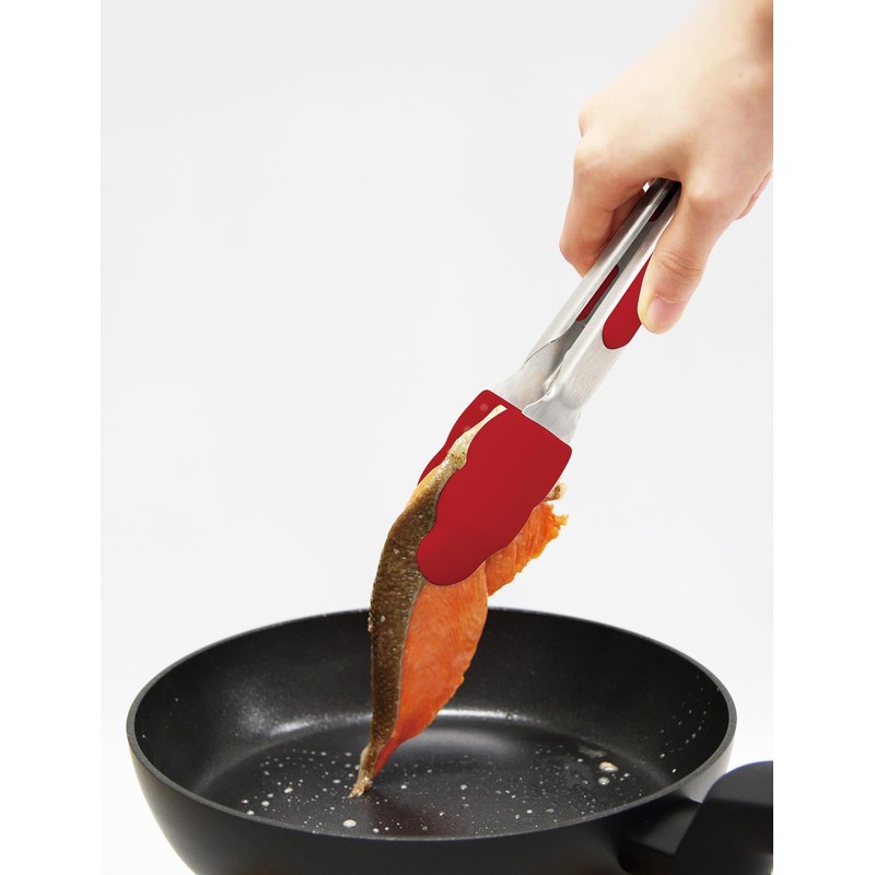 World Create Tongs, Dark Red, Width 1.6 x Depth 1.6