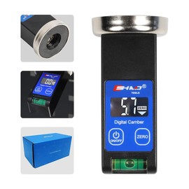 MOTOCOCHE Wheel Alignment Tools Automotive -90° to +90°, Digital Camber Alignment with Horizontal Bubble Tube & Reset Key, Magnetic Camber Alignment