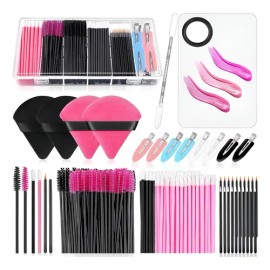 Kit De Maquillaje Profesional Contiene Espátula Y Cepillo                                                                                             