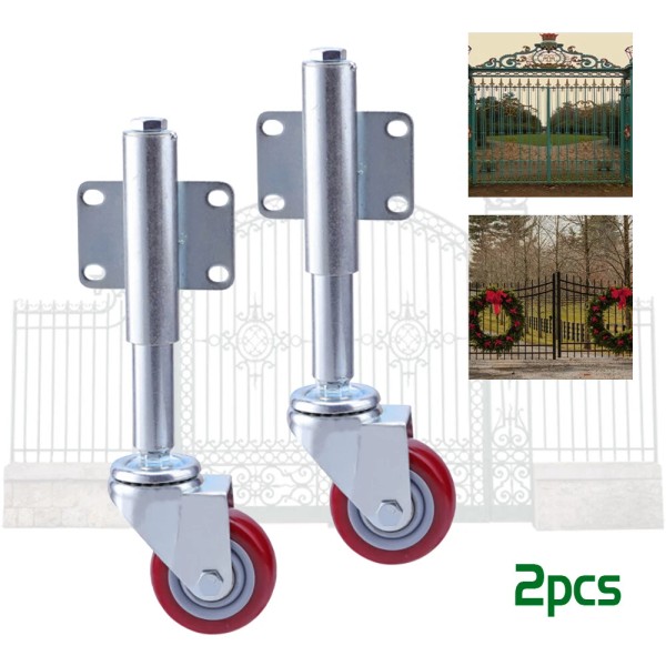 CNCEST 2 Pack 5" Heavy Duty Gate Wheel Caster Support