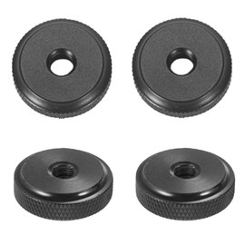 1/4" Camera Screw Fastener Female 1/4 inch Adapter Camera Tripod Durable Metal Hot Shoe Cold Shoe Adapter Shooting Accessories Fixing Spacer Auxiliary Tool 1/4"-20-LK-NT (T6-D23-AL 4pcs)