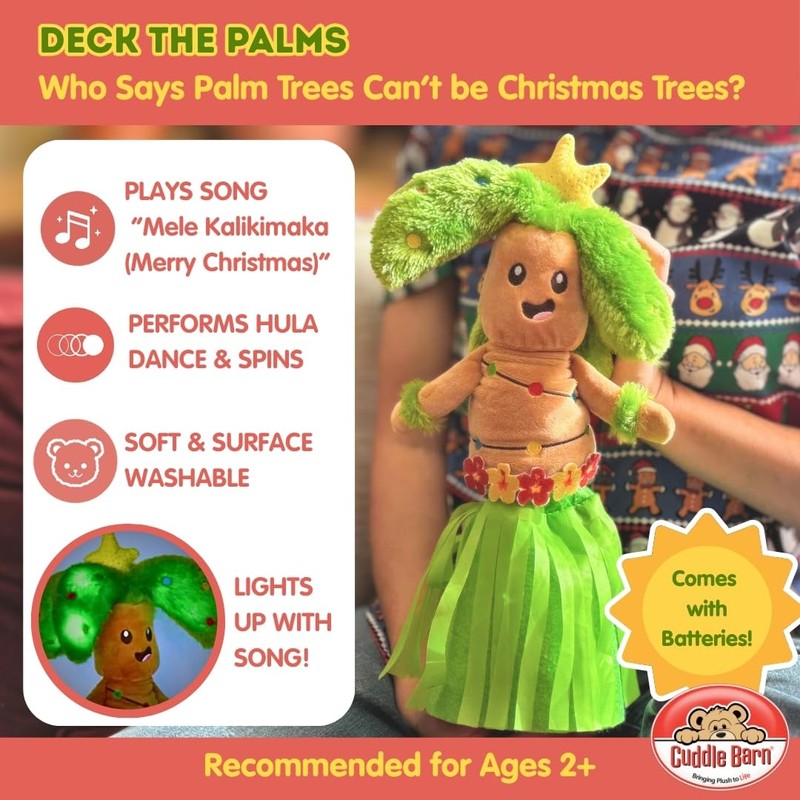 Cuddle Barn - Deck The Palms | Hawaiian Christmas Tree