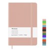 Wiisdatek Notebook Journal, Lined Leather Hard Cover,100Gsm Thick Paper with