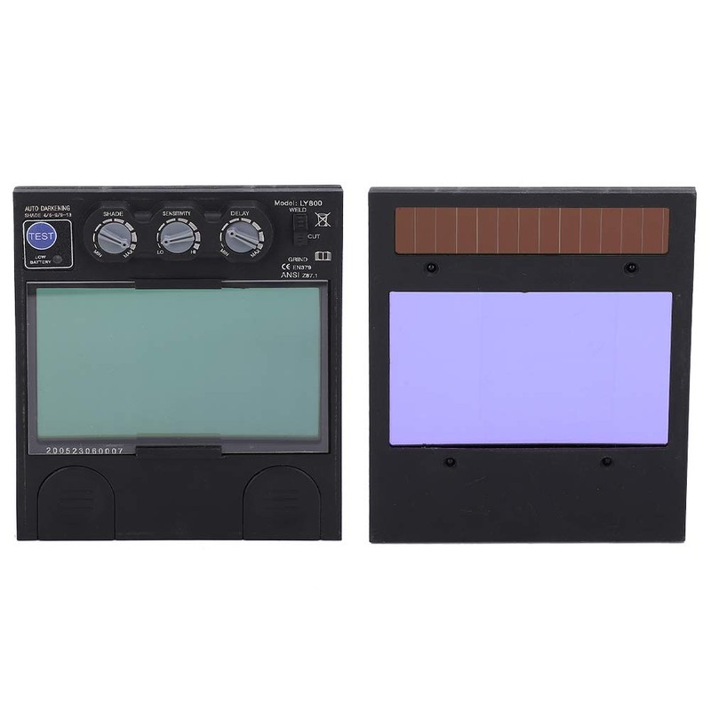 Welding Helmet Lens, Solar Auto-Darkening Welding Lens, Ajustable LCD Lens