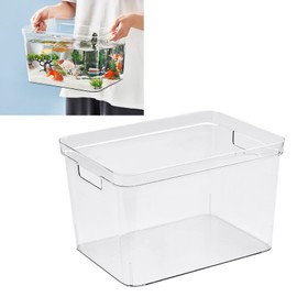 Saluaqui Fish Tank, Frameless Clear Aquarium - 360 Degree, DIY Ornament Accessible, Ideal Fish for Home Use, Rimless Aquarium Suitable for Fish Lovers (L 122x91cm / 48x36in)