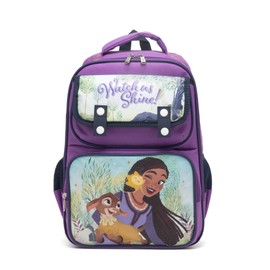 Ruz - Wish Large School backpack with Padded Back and Adjustable Straps, Purple, A28243