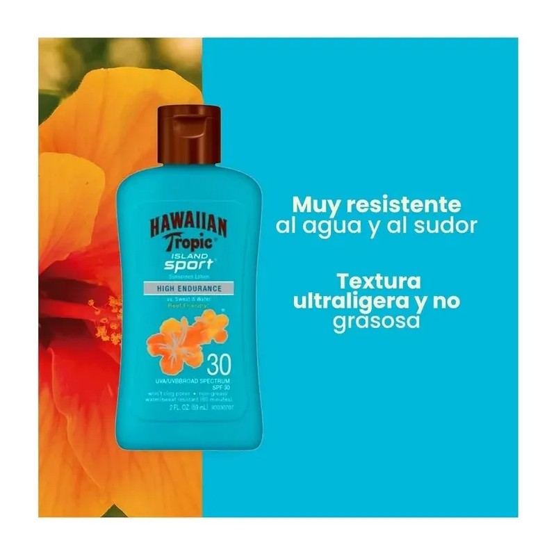 Locion Protectora Solar Hawaiian Tropic Island Sport 60 Ml