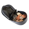 Hide and Sleek Mens Leather Horseshoe Coin Tray Purse Wallet