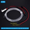 PATIKIL 3mm 3.0m PMMA Side Glow Fiber Optic Cable Kit,