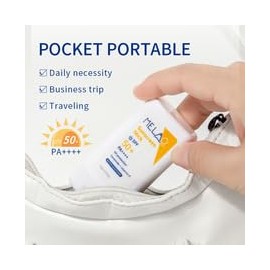 Face Sunscreen, 2 Pcs Sunscreen Stick Spf 50 Face, Ultra Light & Waterproof Sunscreen for Face, Suncream Factor 50 for Sensitive Skin, Water Resistant, UVA & UVB Protection