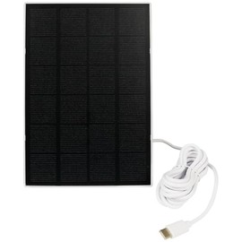 Solar Panel for Bird Feeder Camera, Continuously Power Supply for Your Bird Feeder Camera, Type-C Plug