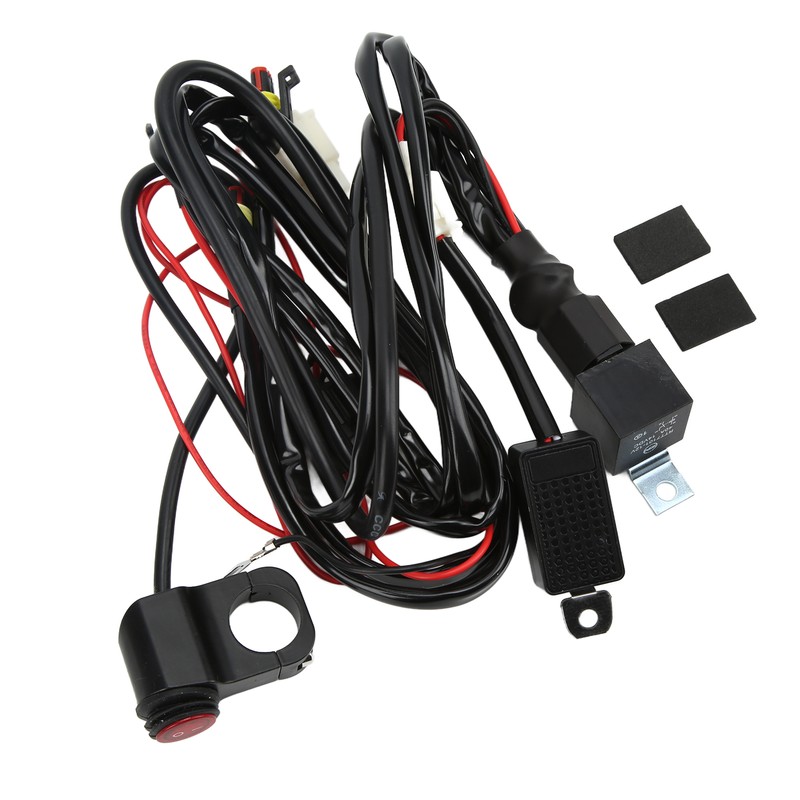 13ft LED Light Switch Wiring Harness 14AWG 1‑to‑2 with Relay
