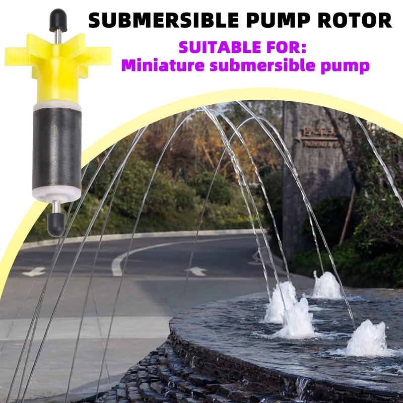 Submersible Pump Rotor Impeller with Shaft and Bearing Replacement Magnetic