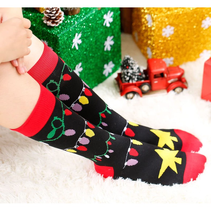 IRISGOD Funny Christmas Socks for Men & Women - Novelty
