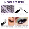 KISSXIAOYA Cluster Eyelash Extension, Lashes, Eyelash Curler, Eyelash Seal, Tweezers,