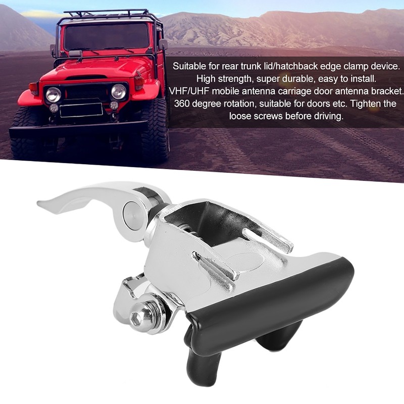 Stainless Steel Mobile Antenna Clip Mount for Vehicle Station Two