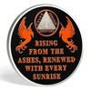 Phoenix 1 Year Sobriety Coin, AA Medallion with Phoenix &