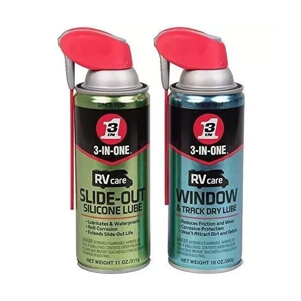 3-IN-ONE RVcare Slide Out Silicone, 11 oz. And RV Care