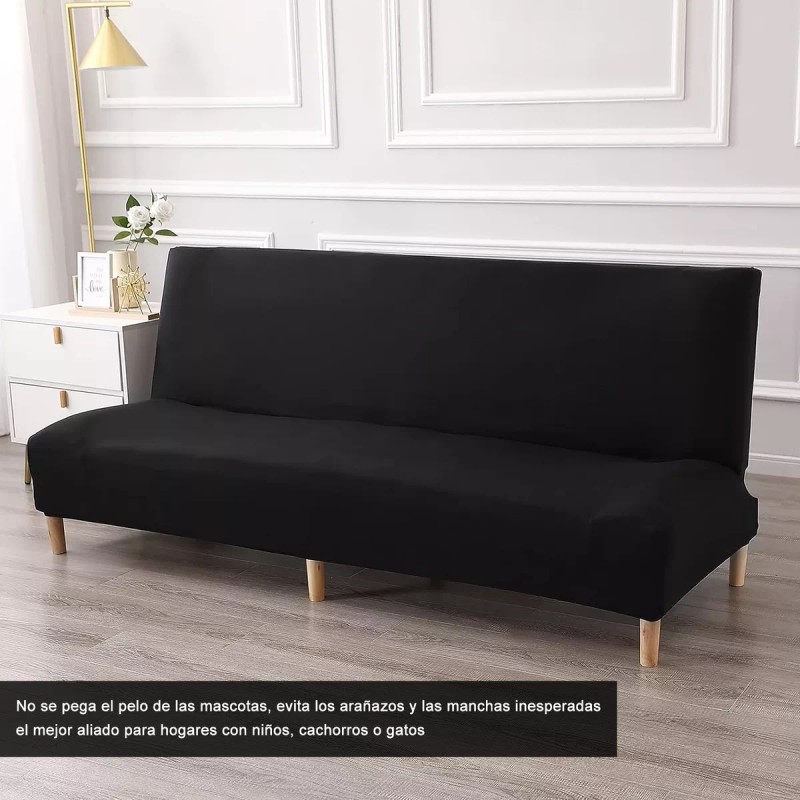 Kmow Funda De Futón Elástica Para Sofá Cama Sin Brazos