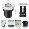 LEDVIE LED Landscape Lights, 12 Pack 7W Ground Lights With