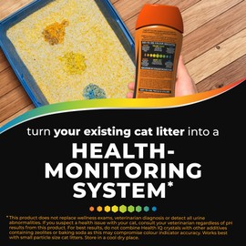 ARM & HAMMER Health IQ Health-Monitoring Cat Litter Additive, with Color Changing Health Indicators, 184G