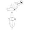 Eglo Laterna 4 Base Light Die-Cast Aluminium