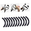 Minkissy 2sets Black Eyelash Curler Refill Pads Replacement Rubber for