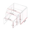 6 Sets Acrylic U-shaped Display Stand, Clear Acrylic Display Risers
