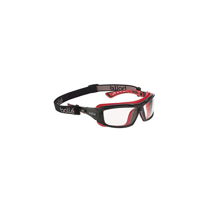 Bolle ULTIPSI Anti-Scratch and Fog coating, Black/Red